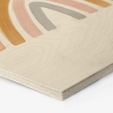 Hexagone - Bois Nouveauprints - Arc-en-ciel