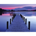 Fototapeta z panoramą jeziora