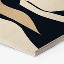 Hexagone - Placage bois de bouleau Kubistika - La dame en robe noire