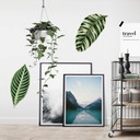 Muursticker Botanical Leaves