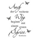 Wandtattoo Auch der weiteste Weg... 02