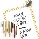 Poster Schön, dass du da bist