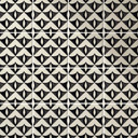 Naklejki na płytki Geometryczne ornamenty w kolorze czarno-beżowym - Treechild - zestaw 12 sztuk