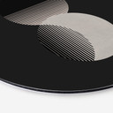 Tableau sur alu-Dibond rond Orara Studio - Lune et soleil