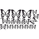 Wallsticker Sommerfugle inkl. 3 fotorammer