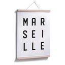 Plakat - Typografia Marsylii