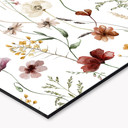 Køkken backsplash Farverige vilde blomster - UN Designs