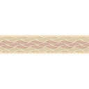 A.S. Création selbstklebende Bordüre Only Borders mit Wellen Muster beige, braun, metallic