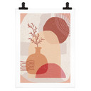 Plakat Demir - Boho ilustracja rośliny