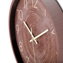 Wanduhr Baumstamm in Holzoptik Ø30 cm