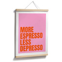 Plakat Więcej espresso mniej depresso - Fritsch