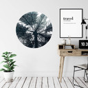 Sticker mural Kubistika - California Dreaming - Rond
