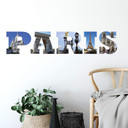 Wallsticker Udsigt over Paris