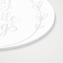 Akrylglasbillede, vinduesbillede til at hænge op Enjoy the little things - rund