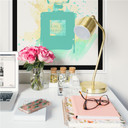 Wallprint W - Eau de Parfum Aquarell - Mint