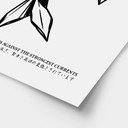 Poster Geometrische Koi Origami - Krygowski