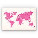 Tableau Forex - Aquarelle carte du monde