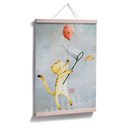 Poster - Loske - Chat avec ballon