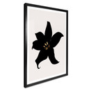 Plakat Kubistika - Ciemna orchidea