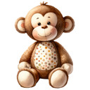Wallsticker Lille abe - Magnusson
