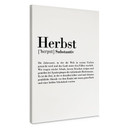 Leinwandbild Grammatik - Herbst