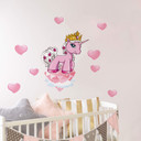 Wallsticker Filly Unicorn Romance Rose