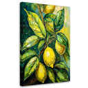 Canvasbillede, citroner akryl