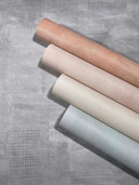 Papel pintado no tejido aspecto escayola, aspecto hormigón liso geométrico mate en gris beige