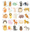 Wandtattoo Loske - Alphabet