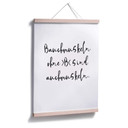 Poster - Bauchmuskeln ohne B