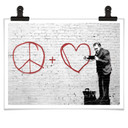 Plakat Banksy - Lekarz spokojnych serc