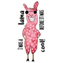 Sticker mural Hagenmeyer - I was a lama, before itwas cool
