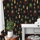 Mønstertapet UN Designs - Billeparadis Sort