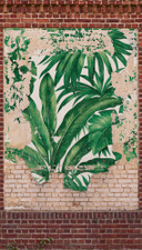 Graffiti brązowo-beżowy - Fototapeta włókninowa Industrial Livingwalls - matowa i gładka