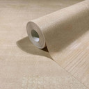 Papel pintado no tejido aspecto escayola, aspecto hormigón liso geométrico mate en beige marrón