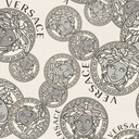 Versace Home Designe luksusowa tapeta czarna biała głowa meduzy tapeta wzór tapeta