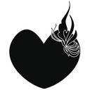 Sticker mural - Sticker Ardoise Coeur