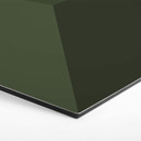 3D Hexagon Alu-Dibond - Mørkegrøn