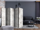 Skærmrumdeler - Urban stil: Beton, 5-delt - 225x172 cm