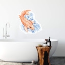 Sticker mural - Miami Ink - Carpe japonaise