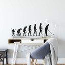 Golf evolutionen wallsticker