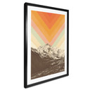 Plakat Natura - Krajobraz górski retro - Bodart