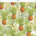 Tapet med mønster - tropisk ananas