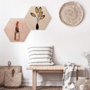 Hexagon Hout Kubistika - Lipstick