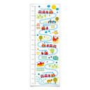 Wandsticker byGraziela - Messleiste Eisenbahn - 30x85 cm