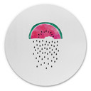 Tableau sur alu-Dibond rond Orara Studio - Pastèque et pluie