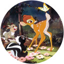 Selvklæbende tapet - Bambi Butterfly - 125 x 125 cm