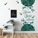 Sticker mural - Bordure Home Sweet Home