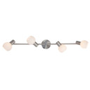 Spotrohr Piet, metallic, 78 x 16 cm, Glas Strahler