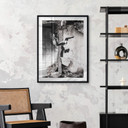Plakat Banksy'ego w Ukrainie - Handstand w ruinach